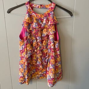 Eci New York Floral Tank Size 4